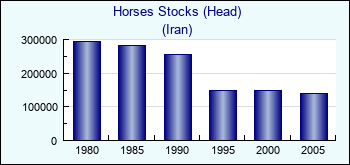 Iran. Horses Stocks (Head)