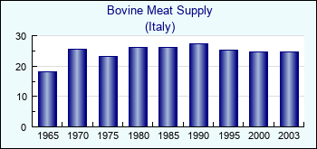 Italy. Bovine Meat Supply