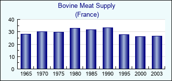 France. Bovine Meat Supply