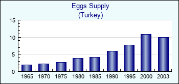 Turkey. Eggs Supply