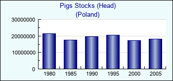 Poland. Pigs Stocks (Head)