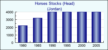 Jordan. Horses Stocks (Head)