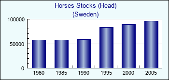 Sweden. Horses Stocks (Head)