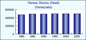 Venezuela. Horses Stocks (Head)