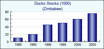 Zimbabwe. Ducks Stocks (1000)