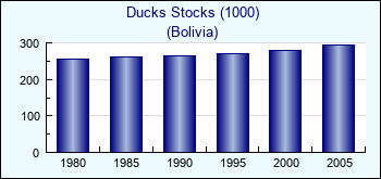 Bolivia. Ducks Stocks (1000)