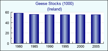 Ireland. Geese Stocks (1000)
