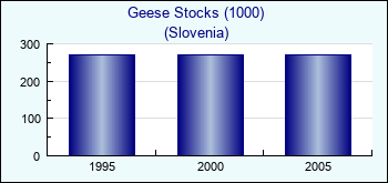 Slovenia. Geese Stocks (1000)