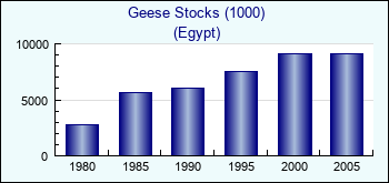 Egypt. Geese Stocks (1000)