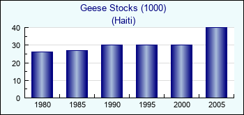 Haiti. Geese Stocks (1000)